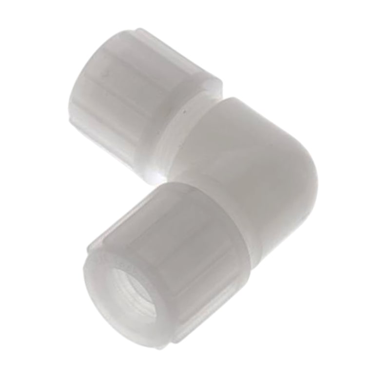 14 x 12 mm Winkel 90° Kupplung PVDF Verschraubung Verbinder PA PP Schlauch FDA - PN 10 bar