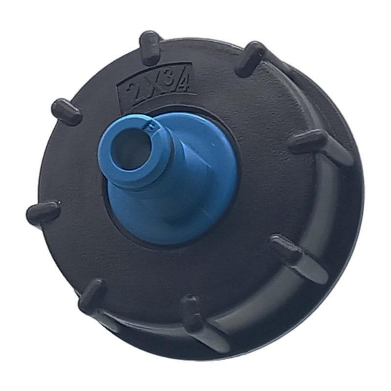 S60 x 6 IBC Adapter auf Click-Hahnanschluss Quick Connect - ECO
