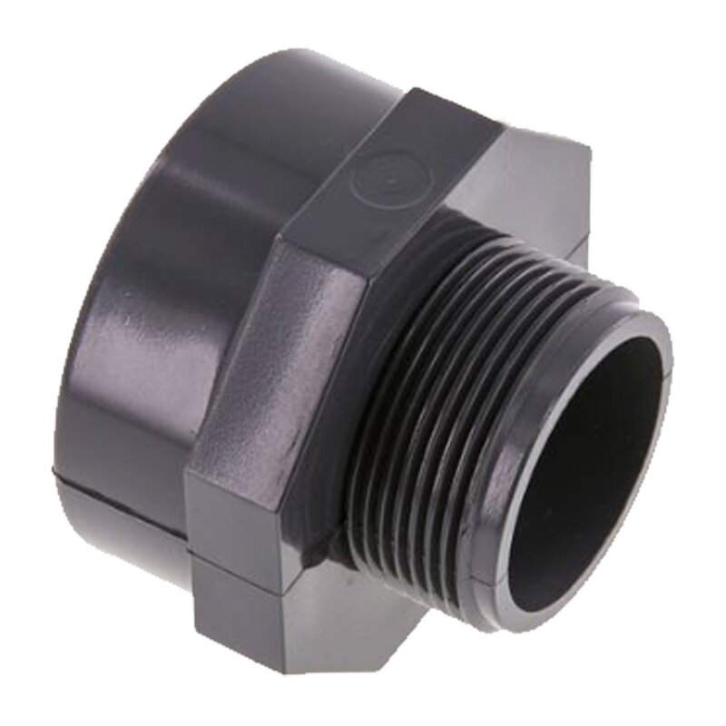 3" x 4" PVC Fitting Gewinde Muffennippel Außen x Innengewinde reduziert - PN 10 bar