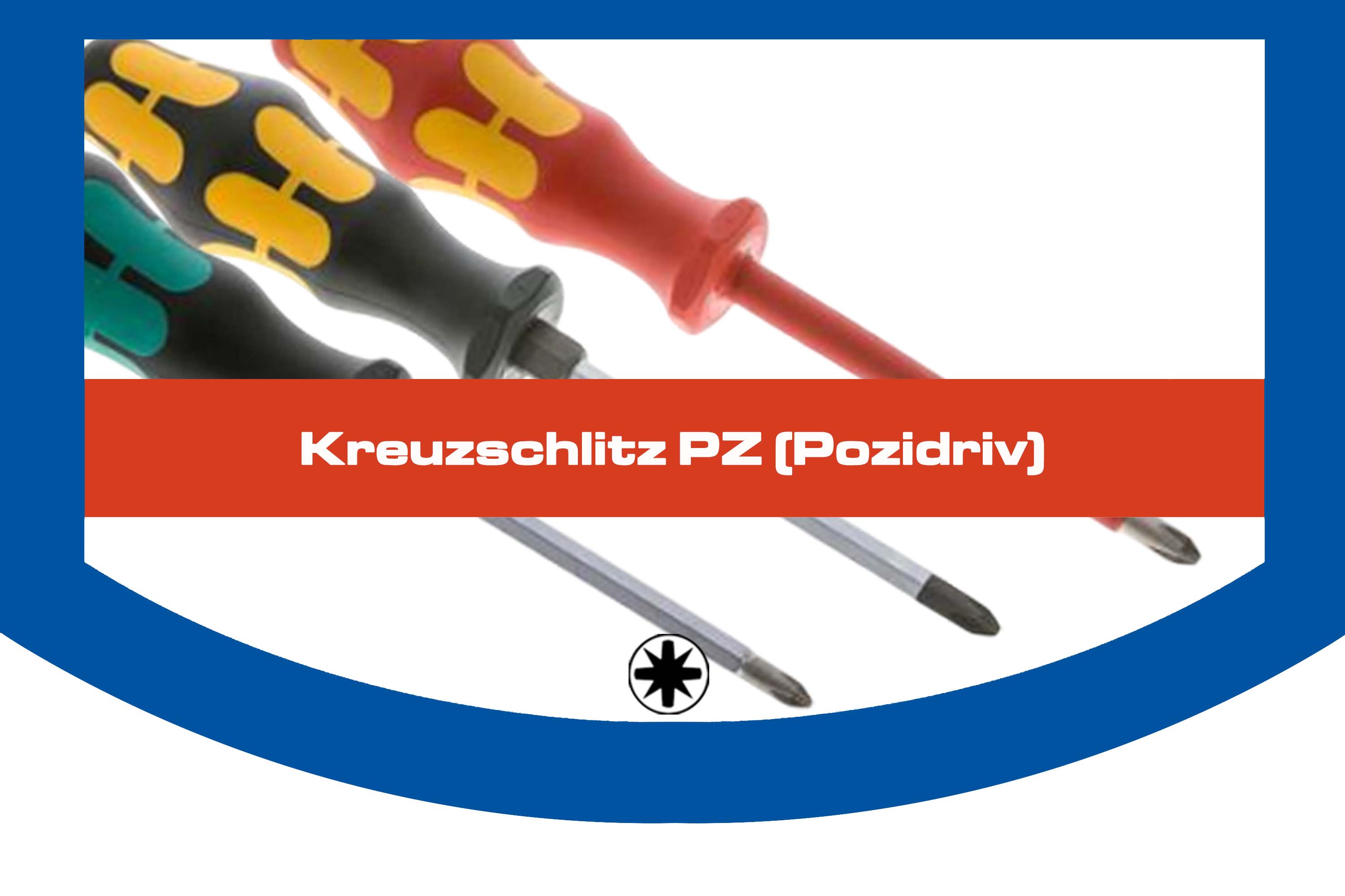 Kreuzschlitz PZ (Pozidriv)