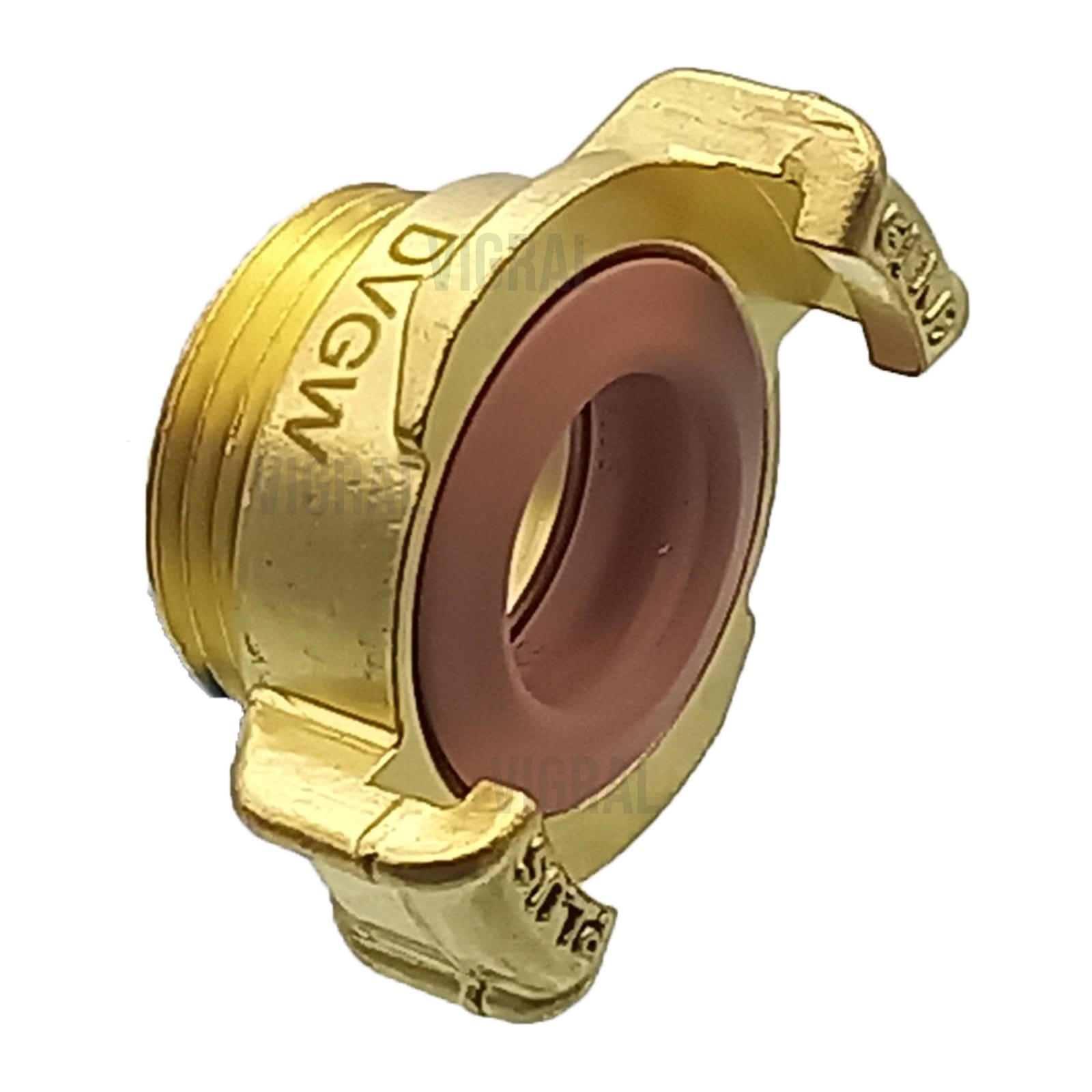 1 1/2" GEKA plus Schnell Kupplung Gewindestück Außengewinde AG Messing KTW-A DVGW - PN 40 bar