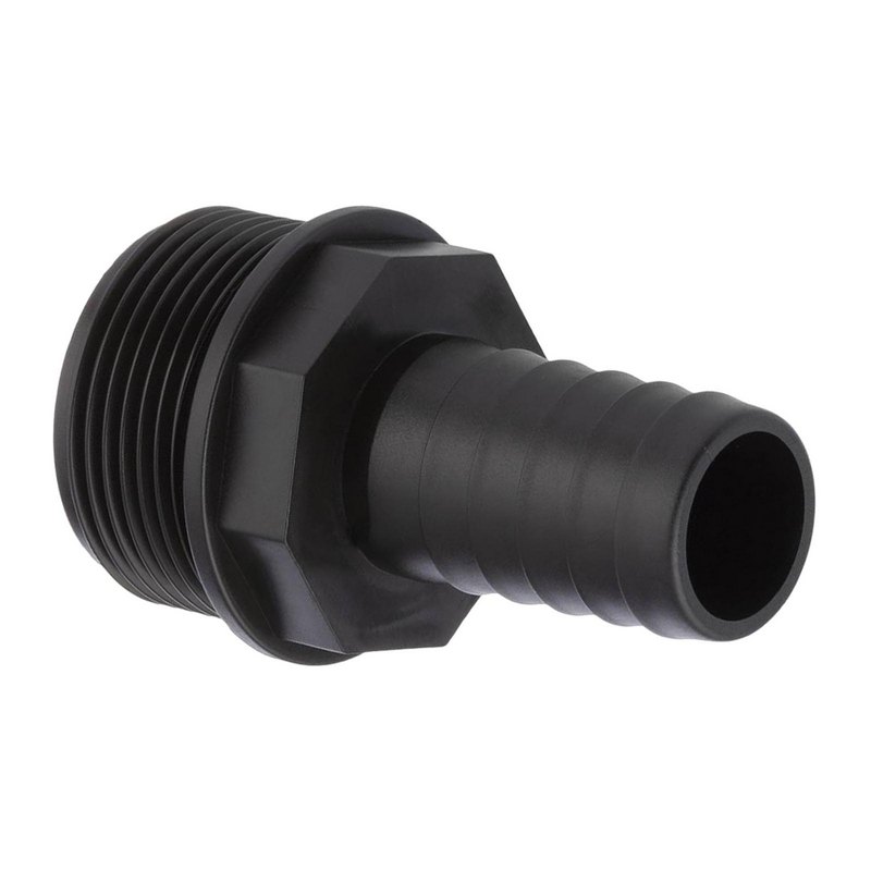 25 mm x 1 1/4 " PP Gewinde Fitting Schlauch Tülle Stutzen Außengewinde AG - PN 6 bar