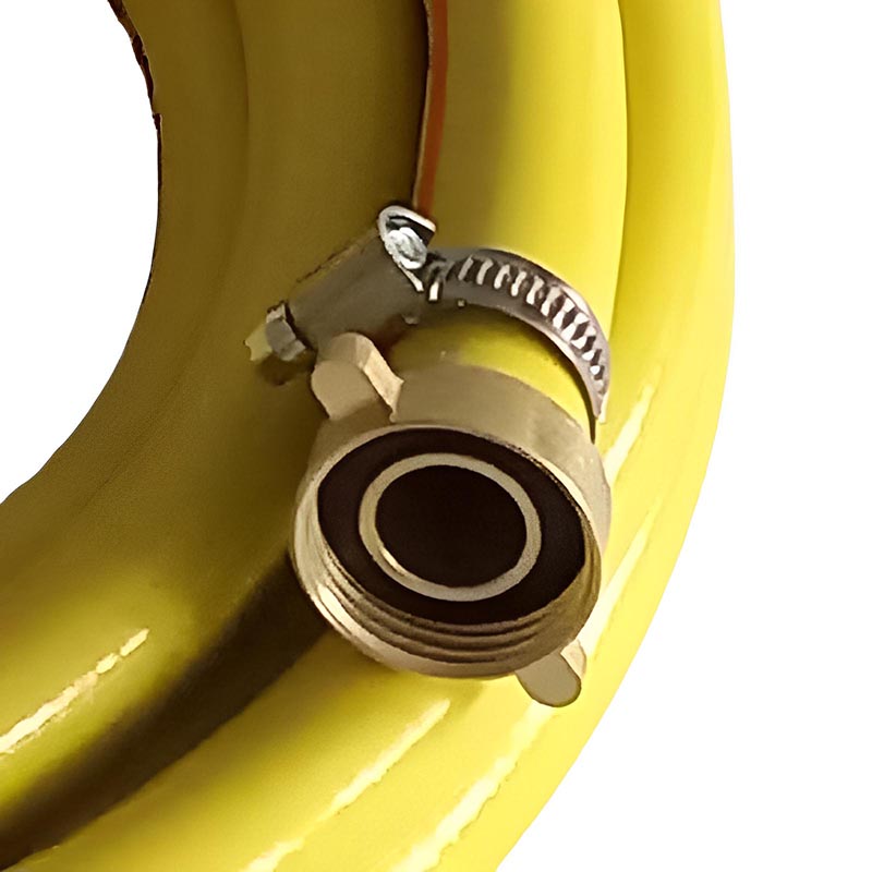 3/4" 19 mm Zapf Schlauch Garnitur mit 2/3 Verschraubung IG 1" - 4 m (PP Pistole weiss) - PN 5 bar