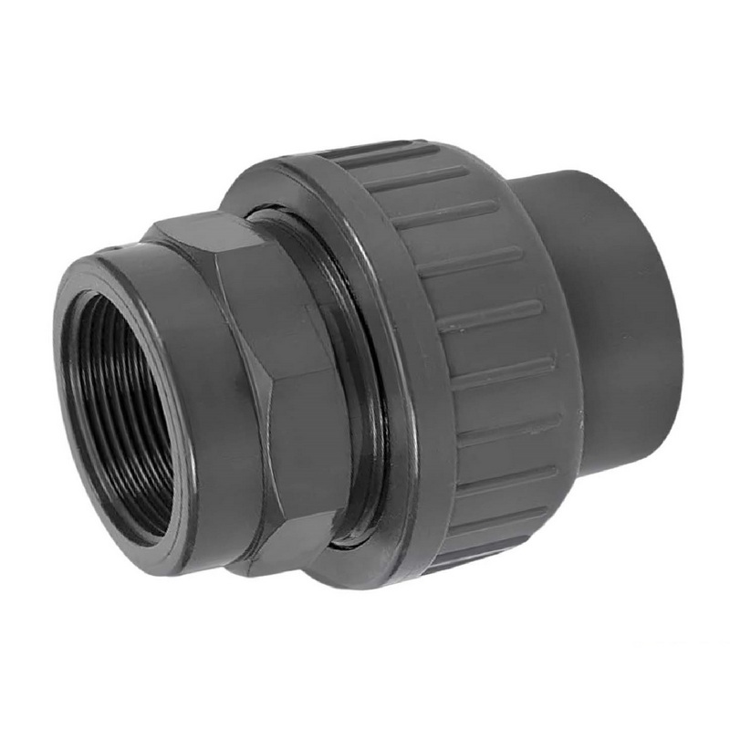 63 mm VDL PVC Klebe Fitting Verschraubung Verbinder Muffe 63 mm x 2" - PN 10 bar