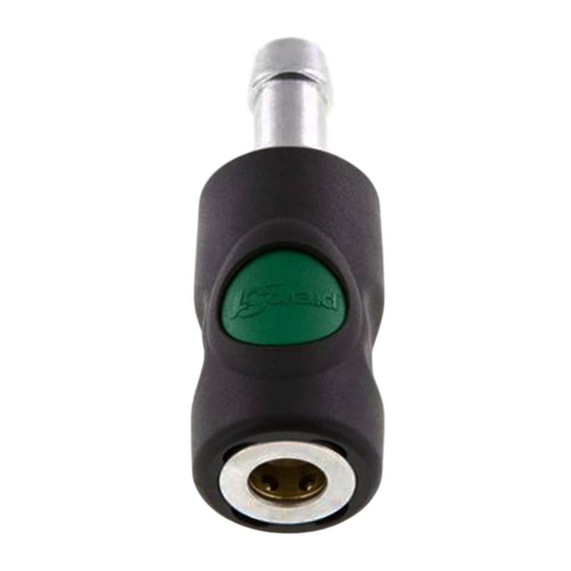 8 mm Druckluft Sicherheits Kupplung Kunststoff NW 7.2 Schlauch Tülle - PN 12 bar