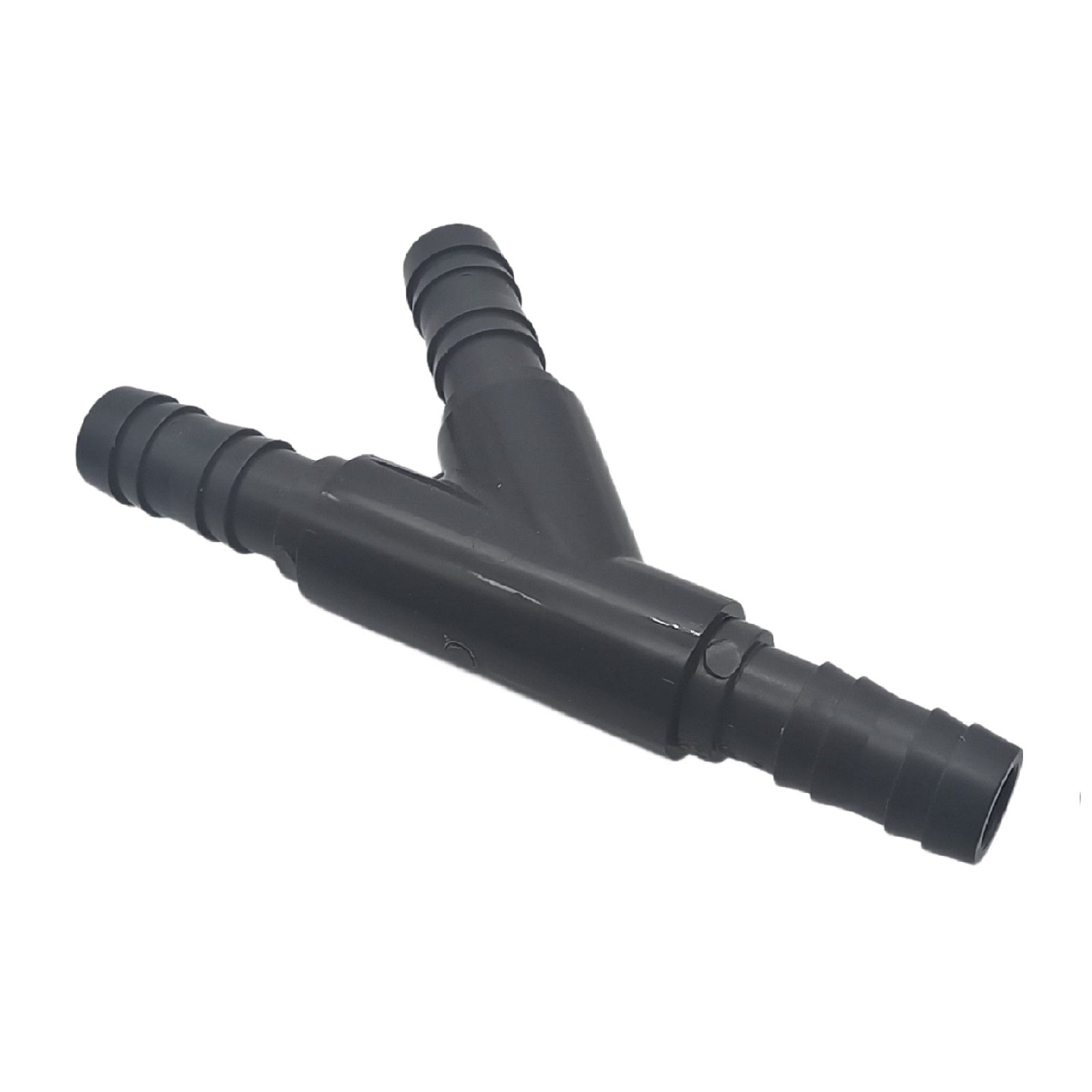 20 mm PVC PROFI T-Stück 45° Schlauch Verbinder Stutzen Tülle Pool Teich Garten - PN 10 bar - Montage-Set
