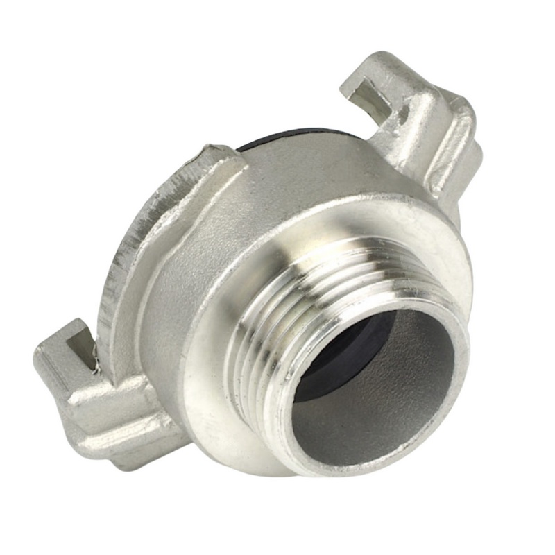1" Edelstahl AISI 316 Schlauch Schnell Kupplung Außengewinde AG  (GEKA kompatibel) - PN 12 bar