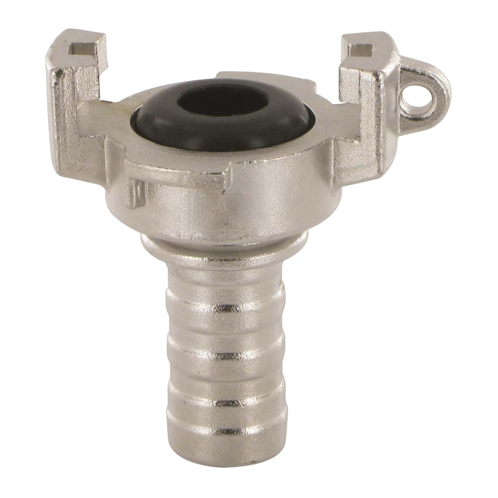 DN 13 - 16 Pressluft Klauen Kupplung Express Edelstahl AISI 316 Abstand 41 mm Schlauch Stutzen Tülle 14 mm - PN 10 bar