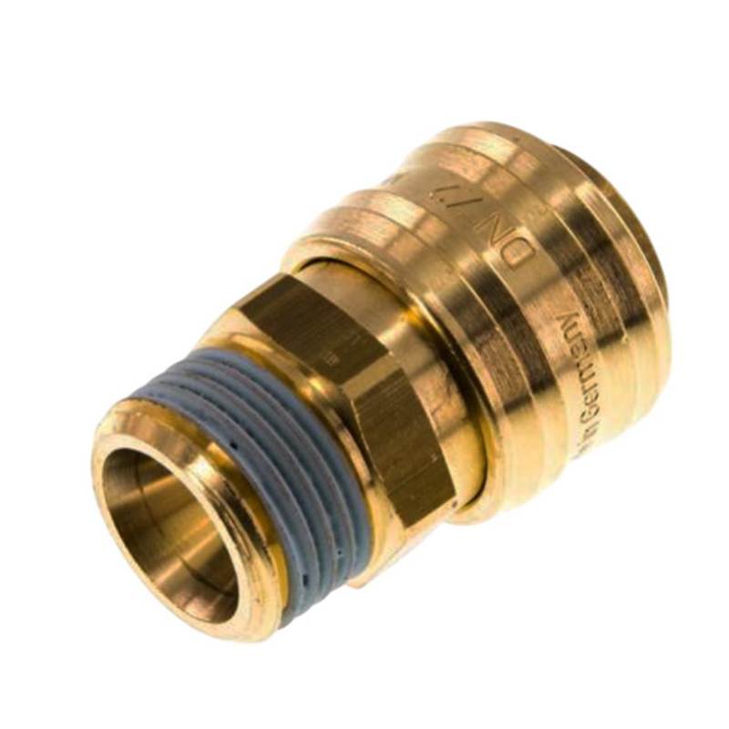 1/4 " Druckluft Kupplung Dose Schnell Messing NW 7,2 mit Innengewinde AG - PN 35 bar