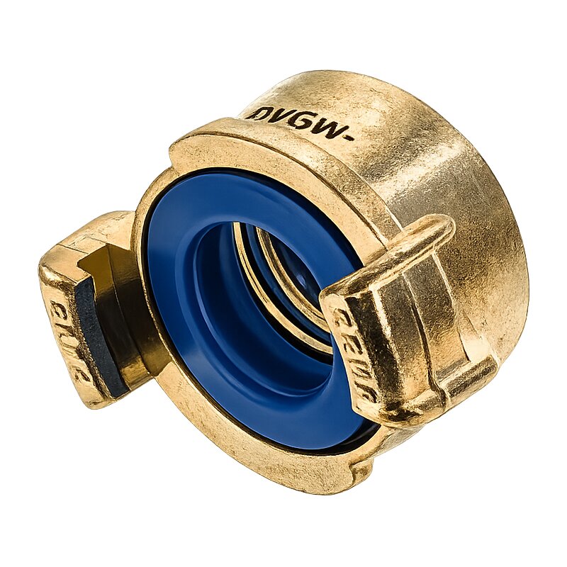 3/8" GEKA plus Schnell Kupplung Gewindestück Innengewinde IG Messing KTW-A DVGW - PN 40 bar