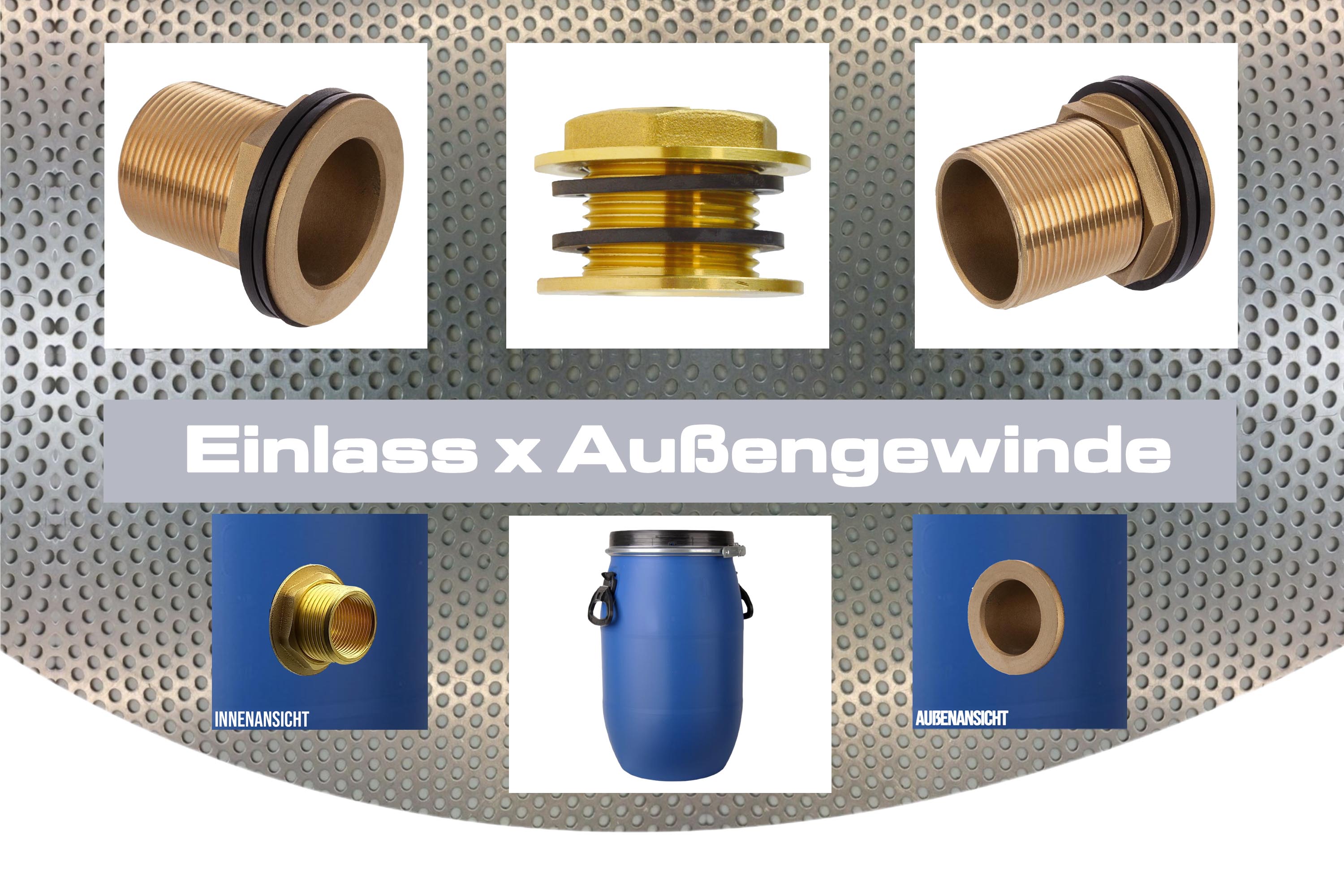 Einlass x Außengewinde