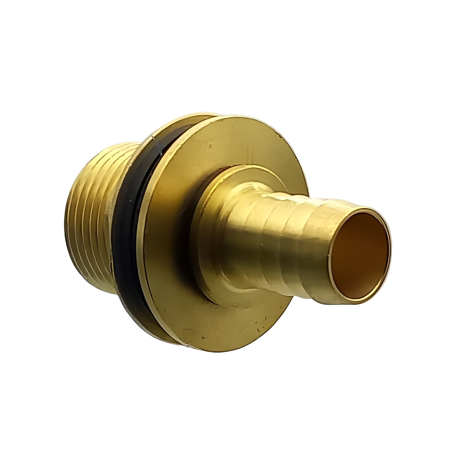 Tank Regen Tonnen Durchführung Messing Schlauch Tülle Stutzen 19mm (3/4") - Anschuss Set PN 10 bar