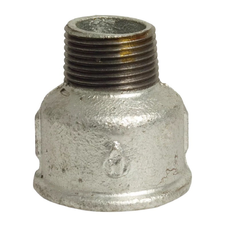 1/4" x 1/8" Gusseisen Temperguss Reduziermuffe Nr. 246 Innen x Außengewinde PN 25 bar
