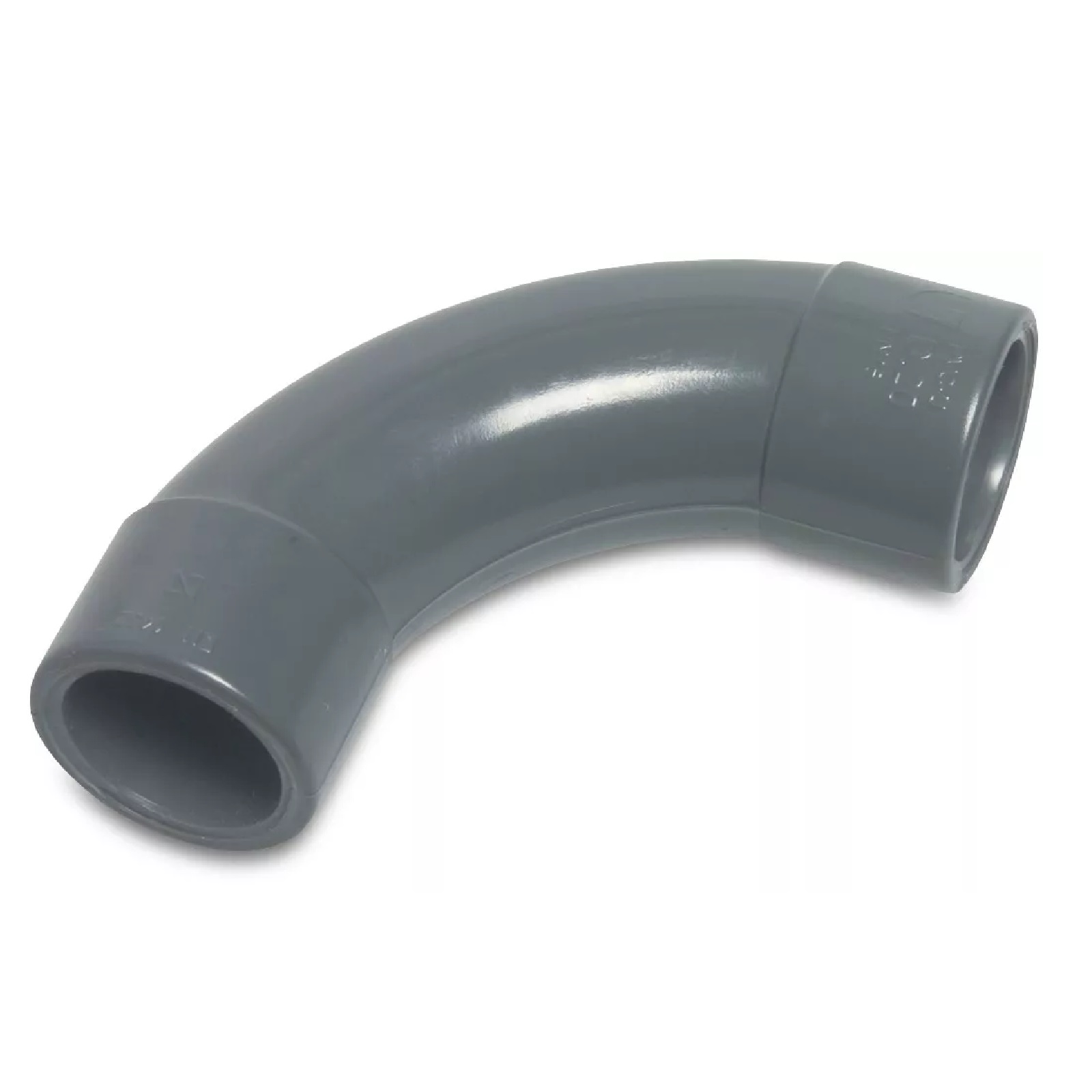 63 mm PVC Klebe Fitting Bogen Winkel 90° (Spritzguss) Muffe Verbinder - PN 16 bar