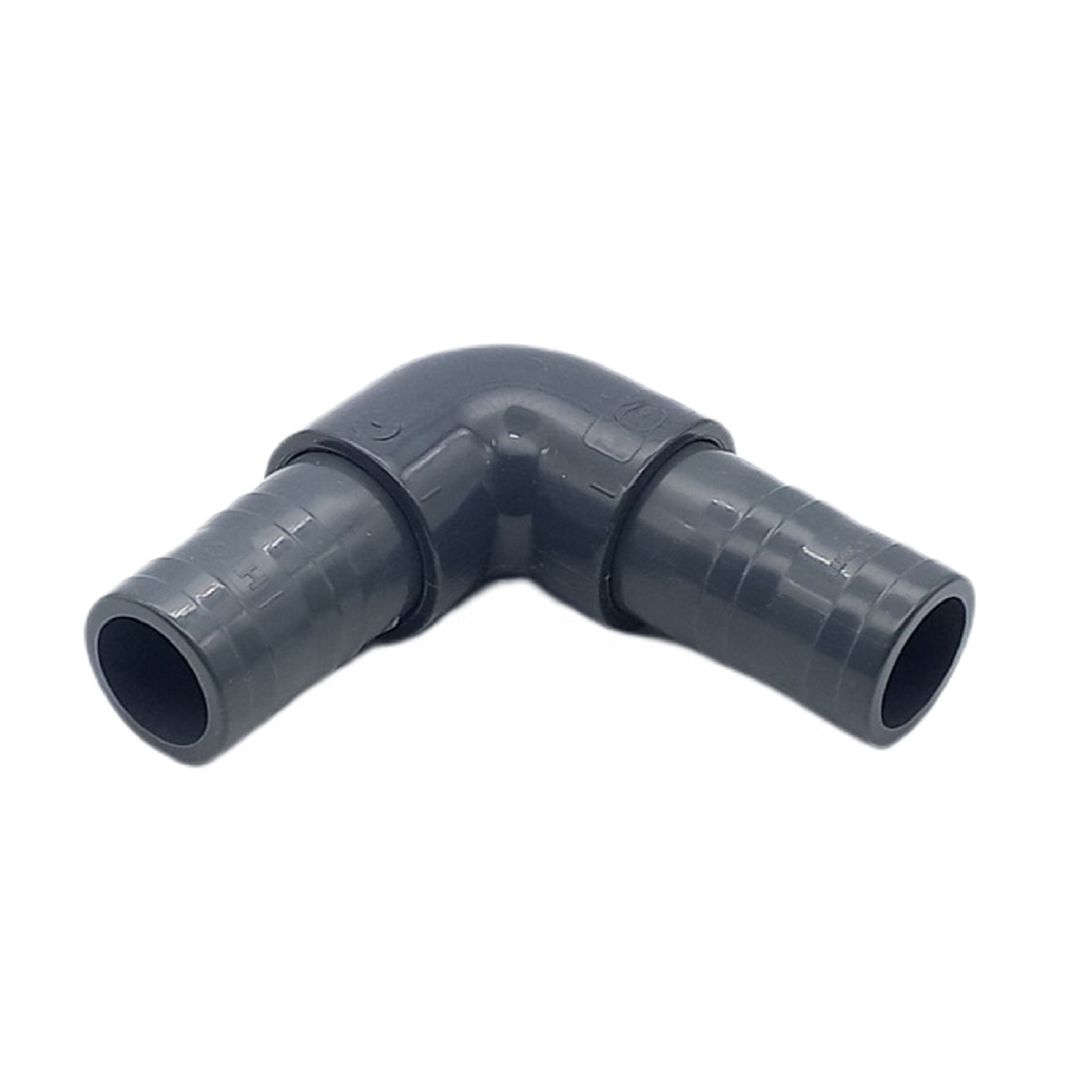 40 mm PVC PROFI Winkel 90° Schlauch Verbinder Stutzen Tülle Pool Teich Garten - PN 10 bar
