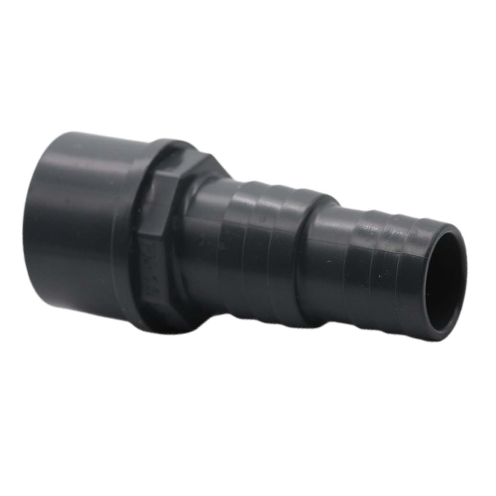 2er Set - PVC-U Schlauchverbinder - Klebetülle DN 50 -> Schlauchtülle 32 / 38 mm. Maximaler Betriebsdruck PN 16 bar.