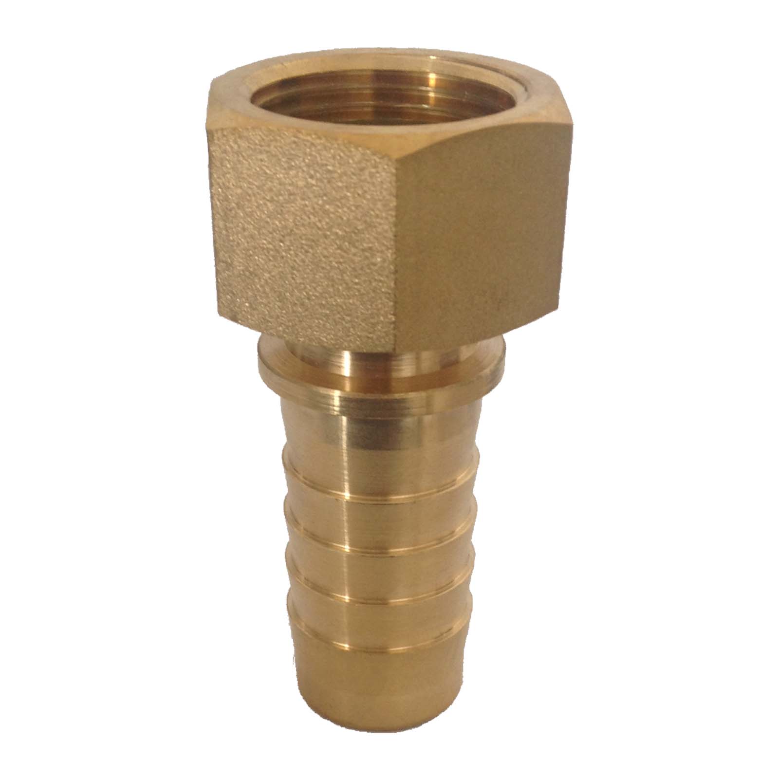 2" Dampfschlaucharmatur Innengewinde Sicherungsbund Messing MS Stutzen Tülle 51 mm - PN 18 bar