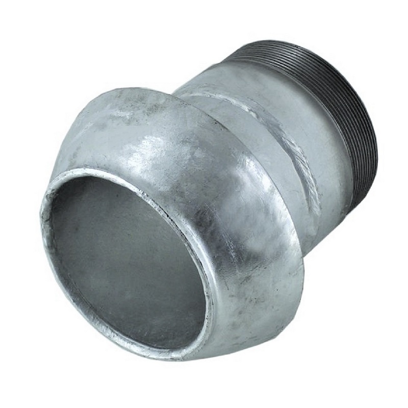 DN 50 Kardan Perrot Kupplung V-Teil mit Außengewinde 1 1/2" Zoll Gülle Schlamm Schlauch