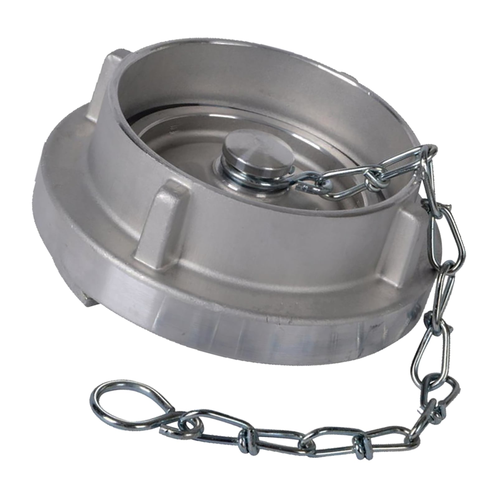 STORZ F DN 150 KA 160 Blindkupplung mit Kette Saug Bau Feuerwehr Schlauch Aluminium - PN 16 bar