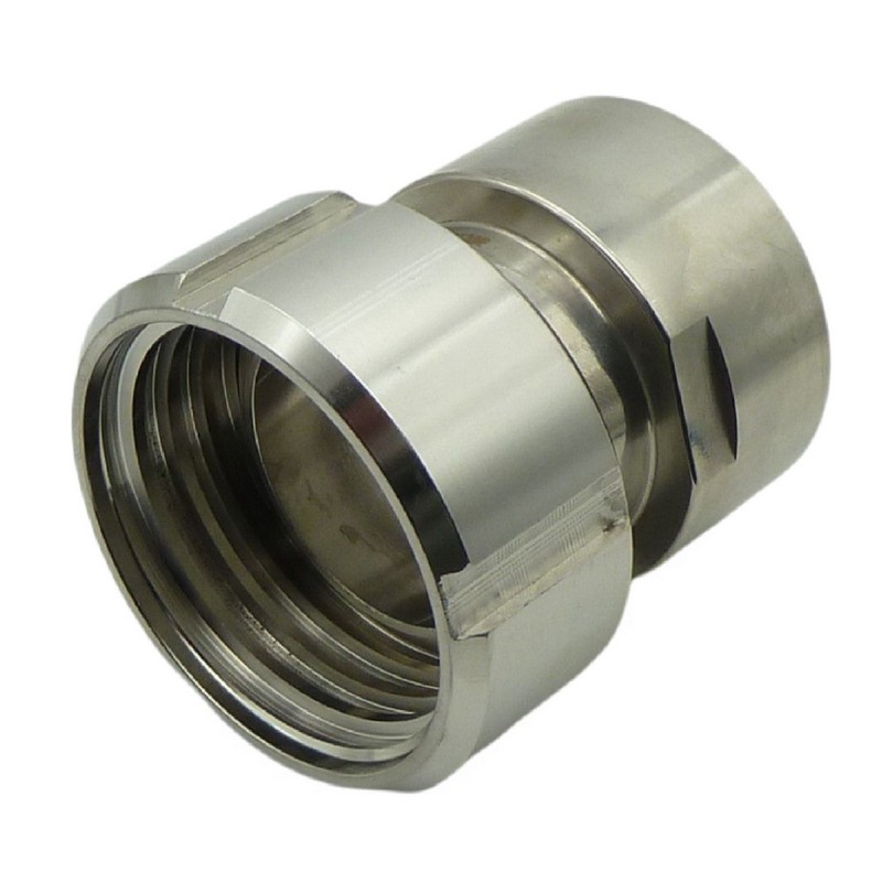 S60 x 6 IBC Adapter mit Innengewinde IG 3" Edelstahl AISI 316 Container Fass Tank Zubehör PN16 bar