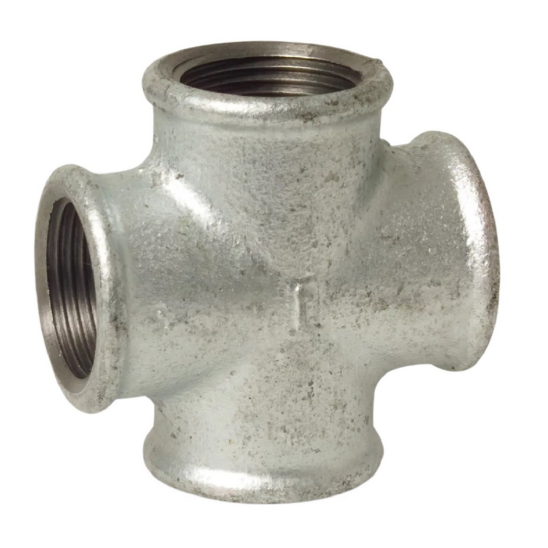 1 1/4" Gusseisen Temperguss Fitting Nr. 180 Kreuzstück Innengewinde IG DVGW PN 25 bar