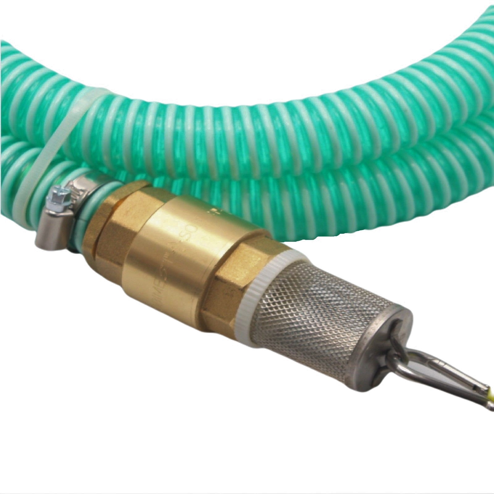 32 mm 1 1/4" Zoll Ansaug Saug Schlauch Pumpen Garnitur vario schwimmende Entnahme grün - 25 m