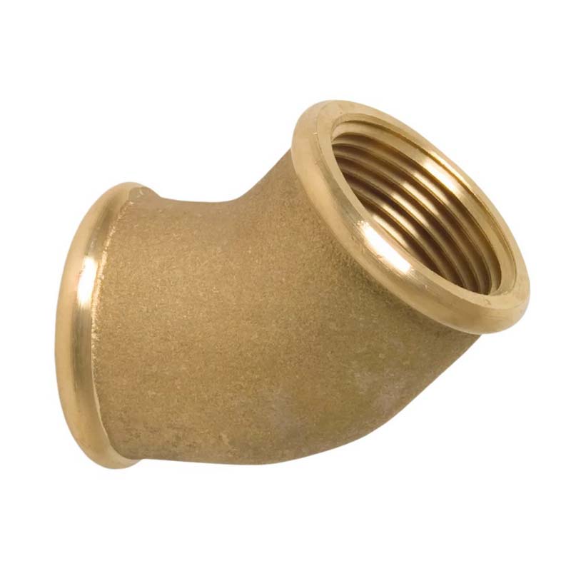 1 1/4" Winkel 45° Nr. 120 Innen x Innengewinde IG Messing Fittings PN 40 bar