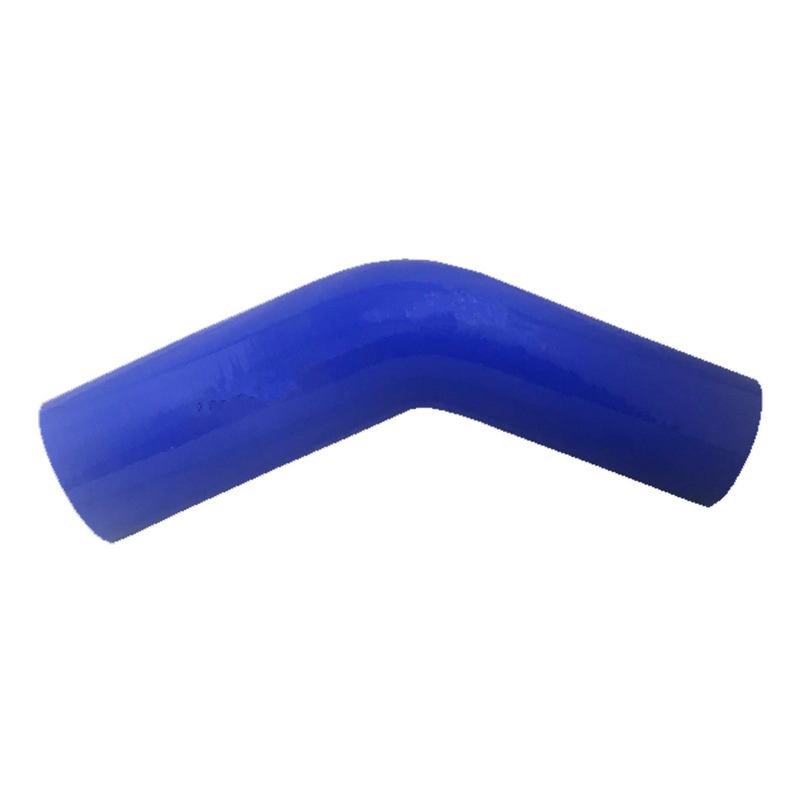 50 -> 70 mm ID Kühlerschlauch Reduktion 45° Verbinder Silikon LLK Ladeluft Kühlmittel Schlauch blau
