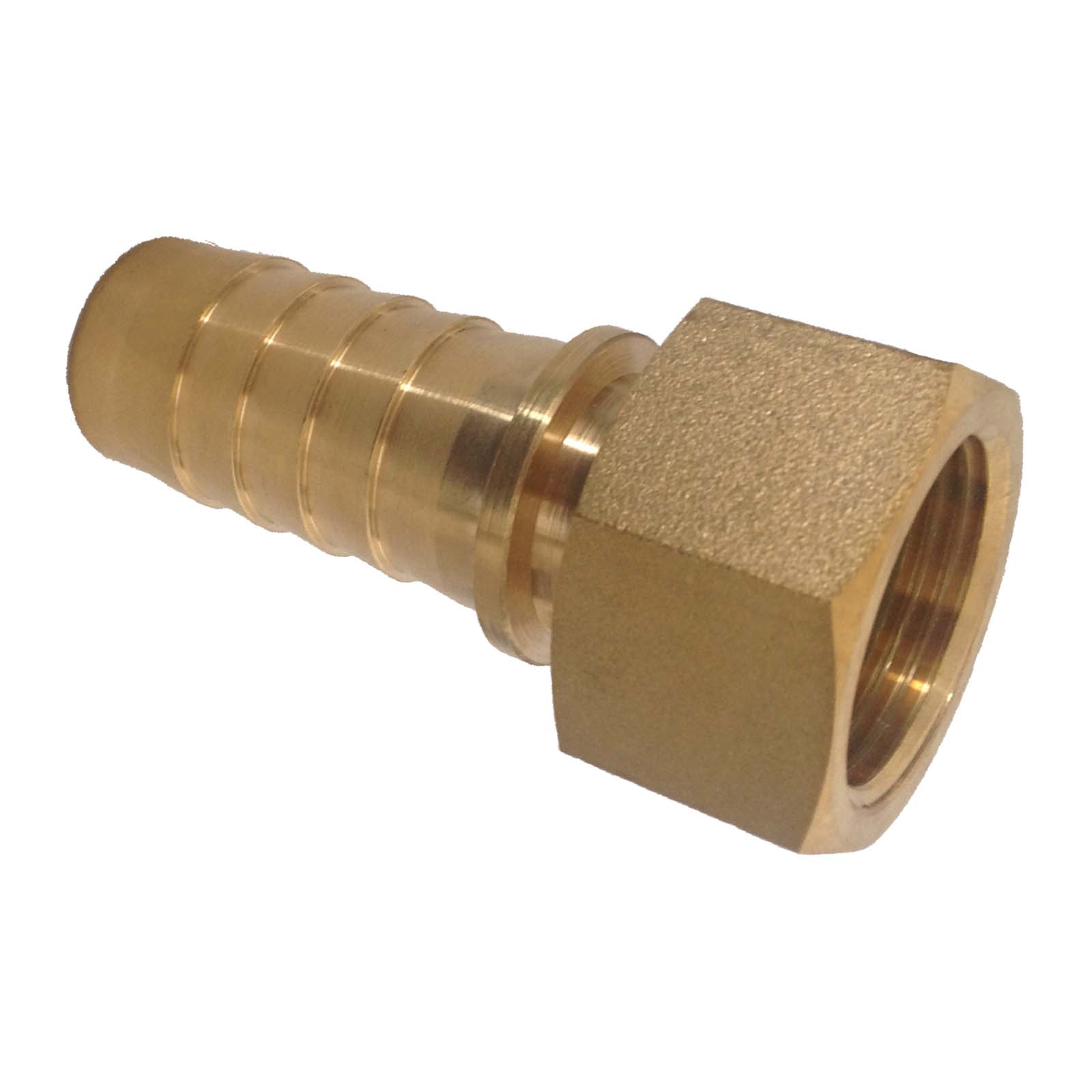 2" Dampfschlaucharmatur Innengewinde Sicherungsbund Messing MS Stutzen Tülle 51 mm - PN 18 bar