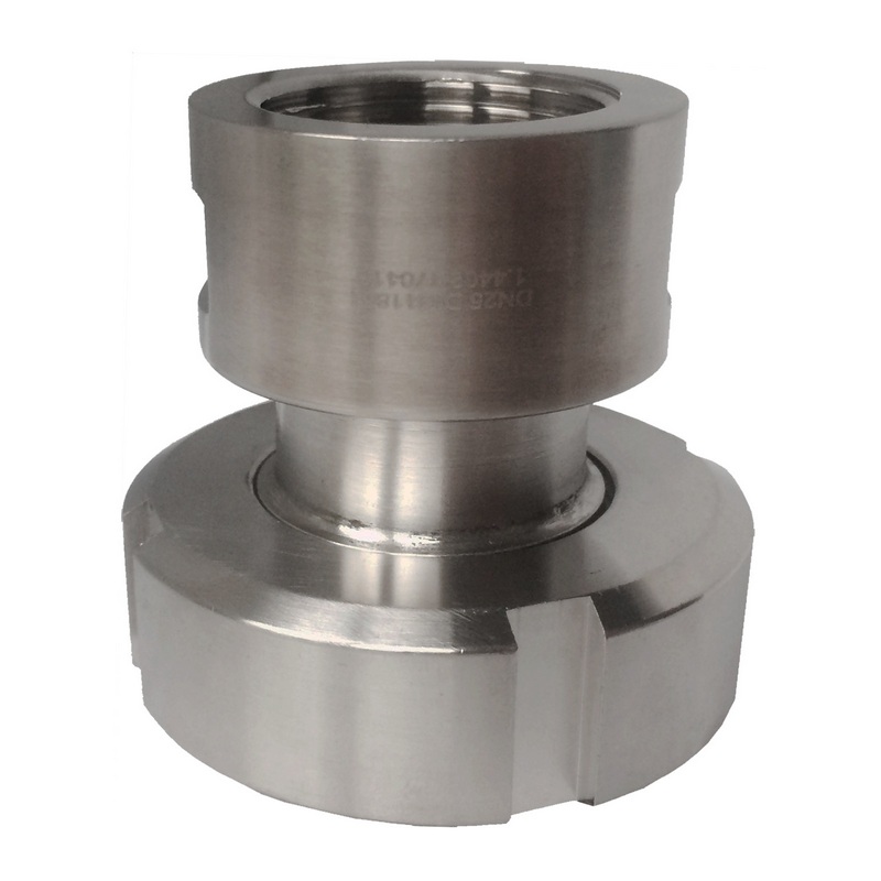 DN 40 Milchrohr Verschraubung DIN 11851 Mutterteil Kegel Stutzen Innengewinde AG 1 1/2" - PN 25 bar