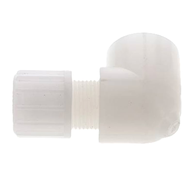 14 x 12 mm x 1/2" Winkel 90° Kupplung Innengewinde PVDF Verschraubung PA PP Schlauch FDA - PN 10 bar