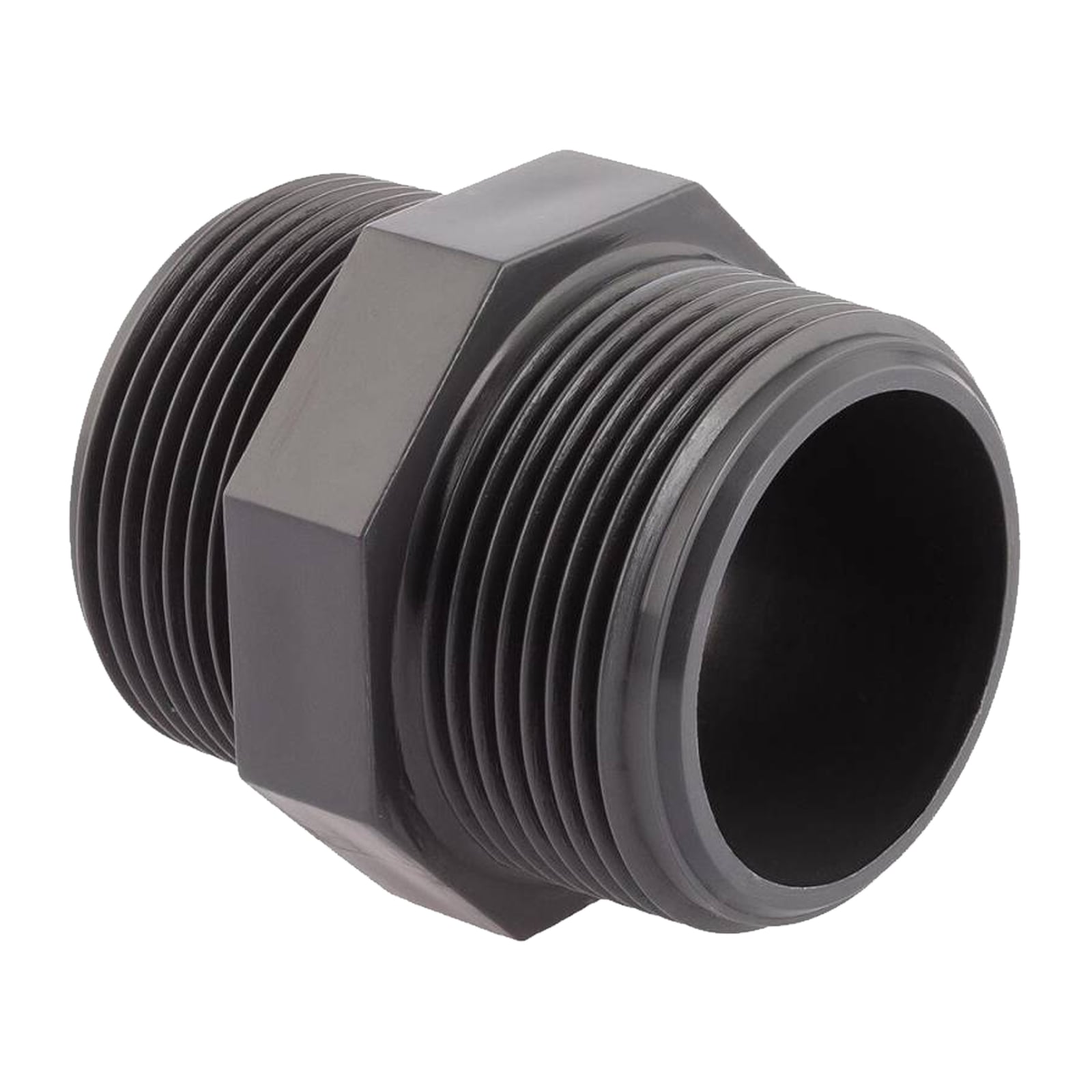 4" PVC Fitting Doppel Nippel Außen Gewinde Verbinder - PN 10 bar