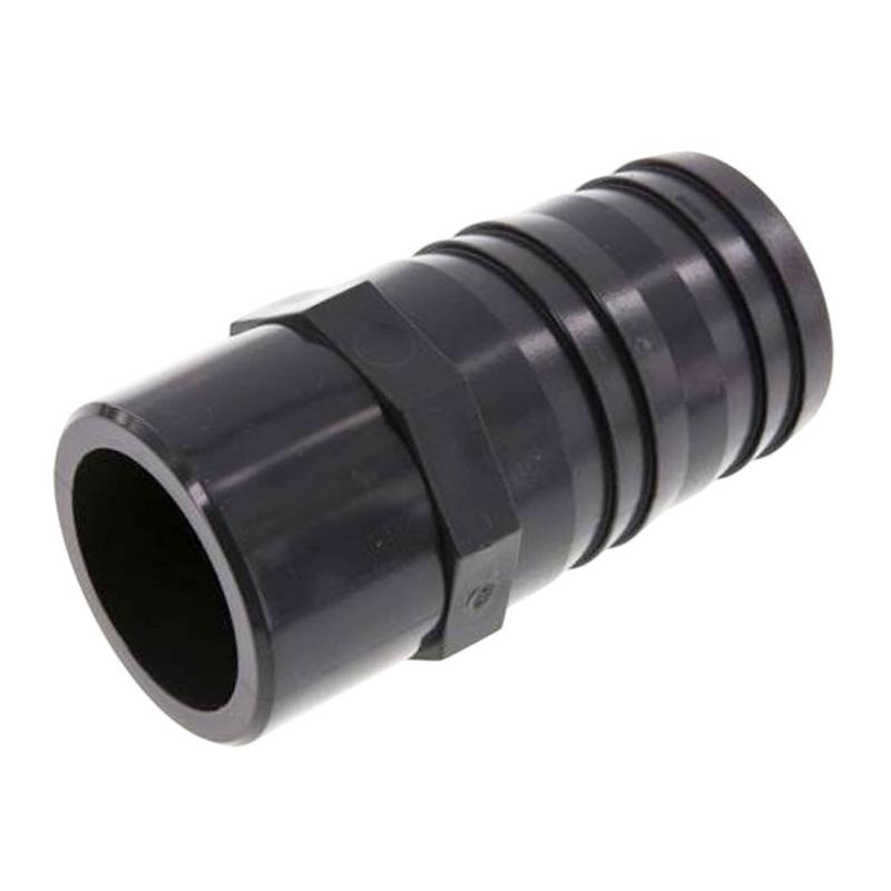 63 mm PVC Klebefitting Schlauch Klebe Tülle Stutzen Verbinder Pool Teich DN63 -> 60 mm - PN 10 bar