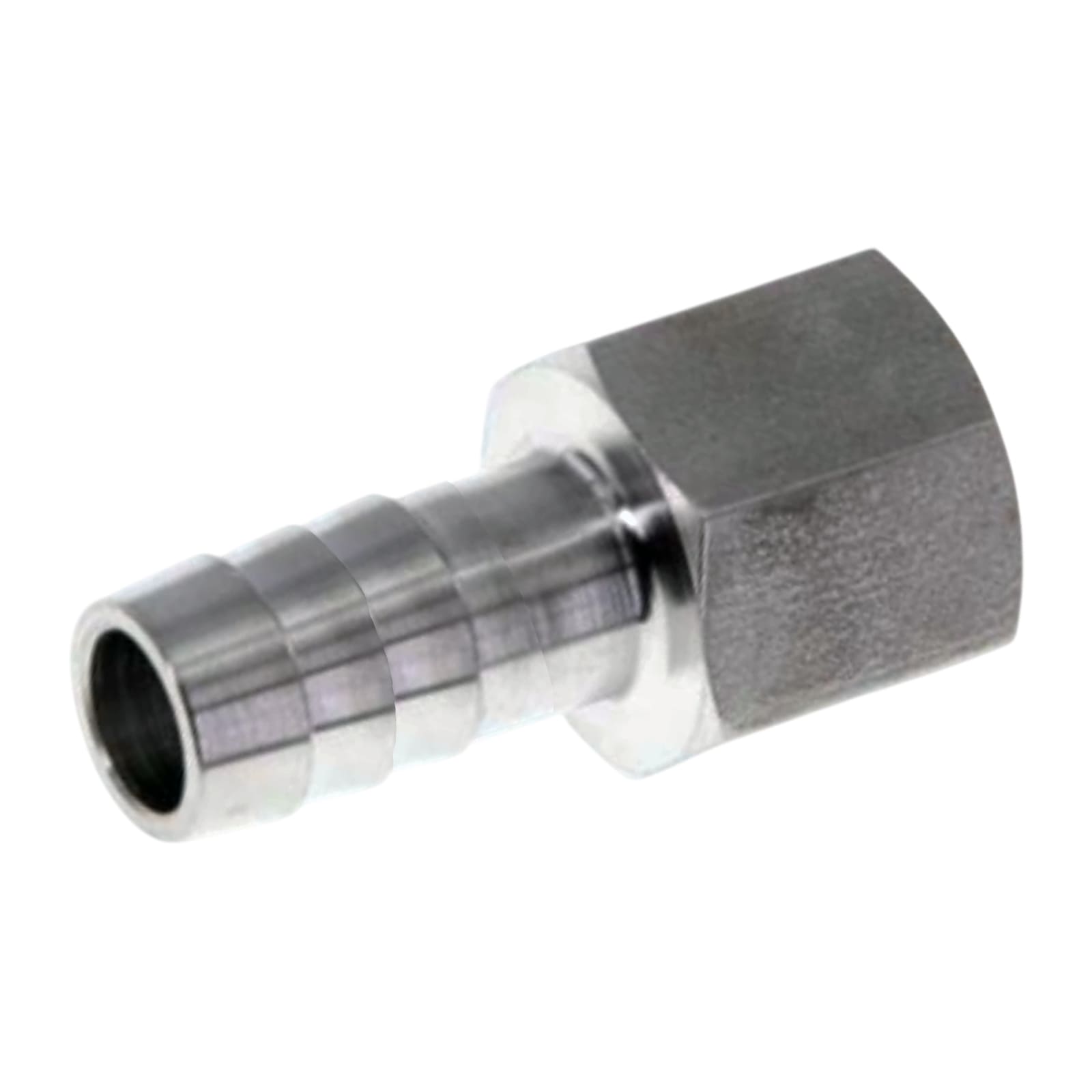 3/4" x 25 mm Schlauch Tülle Stutzen Innengewinde IG Nippel Edelstahl AISI 316 VA Fitting - PN 20 bar