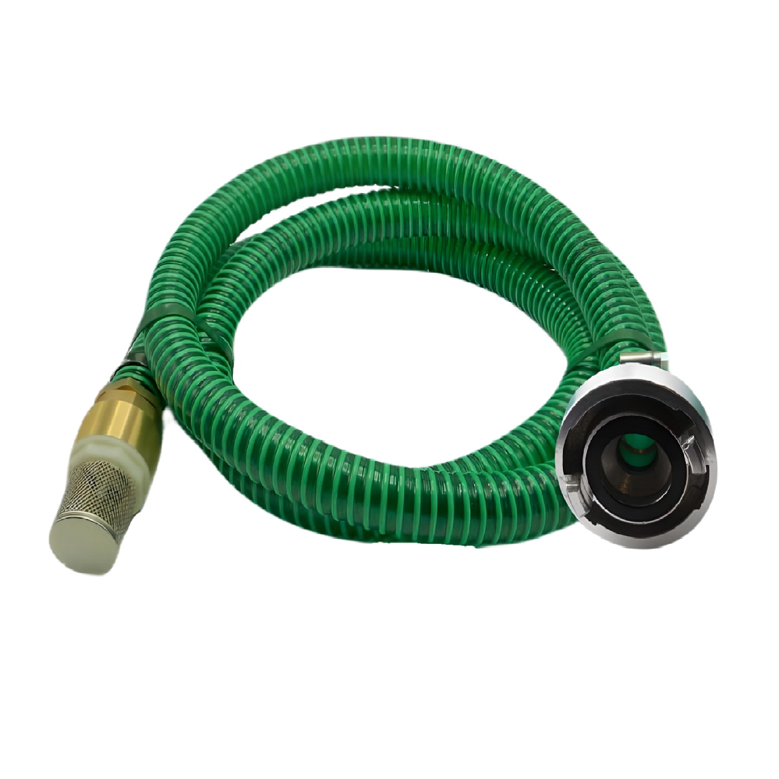 32 mm 1 1/4" Zoll Ansaug Saug Schlauch Pumpen Garnitur STORZ C Kupplung grün - 6 m