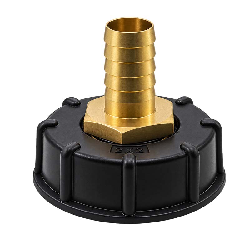 S60 x 6 IBC Adapter auf MS-Tülle 3/4" Zoll 19 mm Container Tank Zubehör