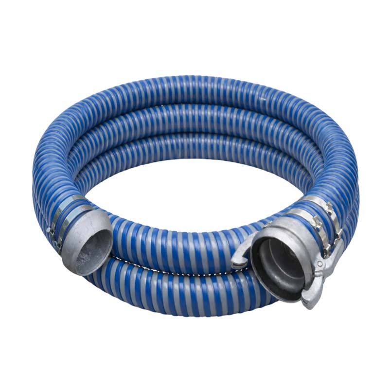 152 mm PVC Saug Druck Gülle Schlamm Schlauch Kardan DN 159 V-Teil M-Teil - 5 m