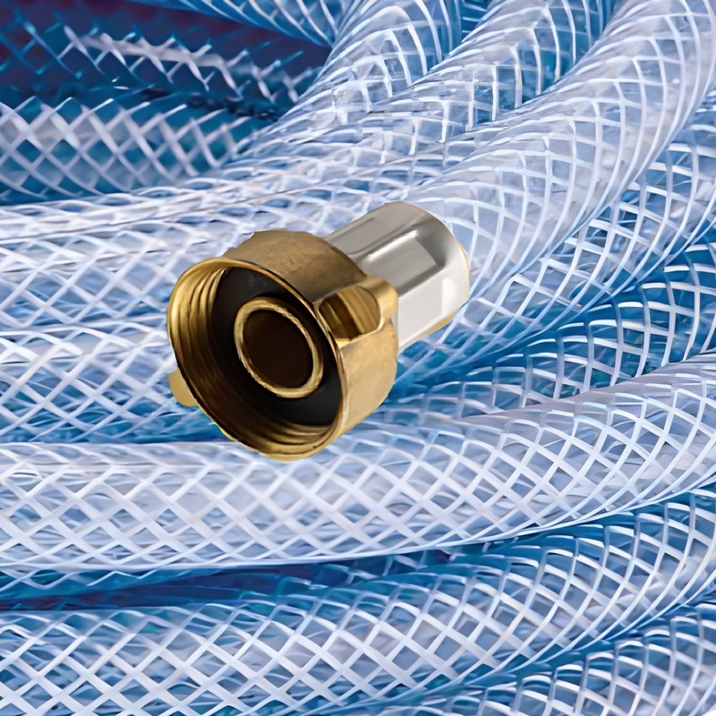 30 m Heizungs Füll Wasser Heizkörper Radiator Sanitär Schlauch transparent 3/4" Anschluss - PN 8 bar