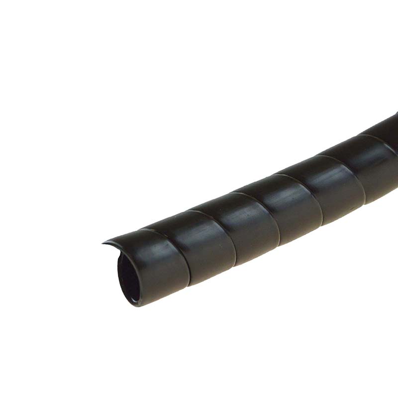 127 x 140 mm PP Scheuer Schutz Kabel Bündel Schlauch schwarz