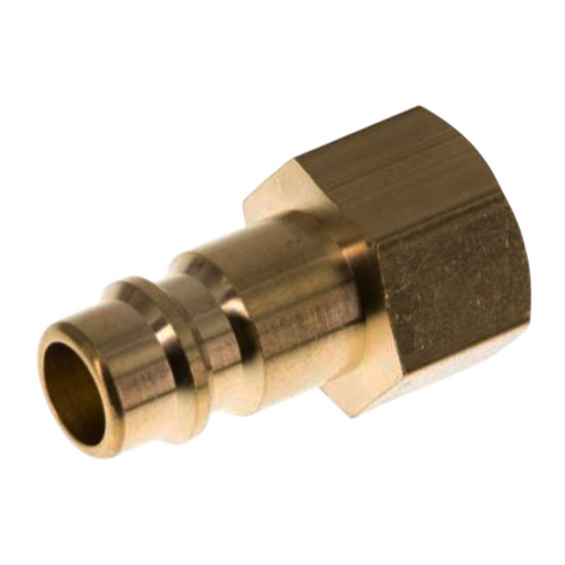 1/8" Druckluft Stecker Nippel Einsteck Anschluss Messing NW 7,2 mit Innengewinde IG - PN 35 bar