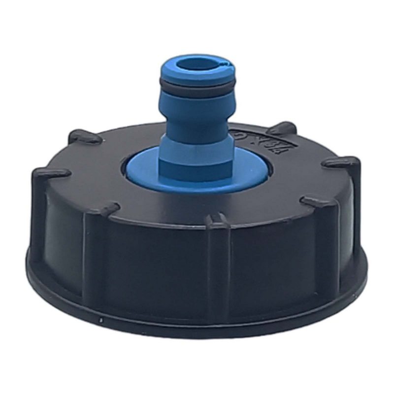 S60 x 6 IBC Adapter auf Click-Hahnanschluss Quick Connect - ECO