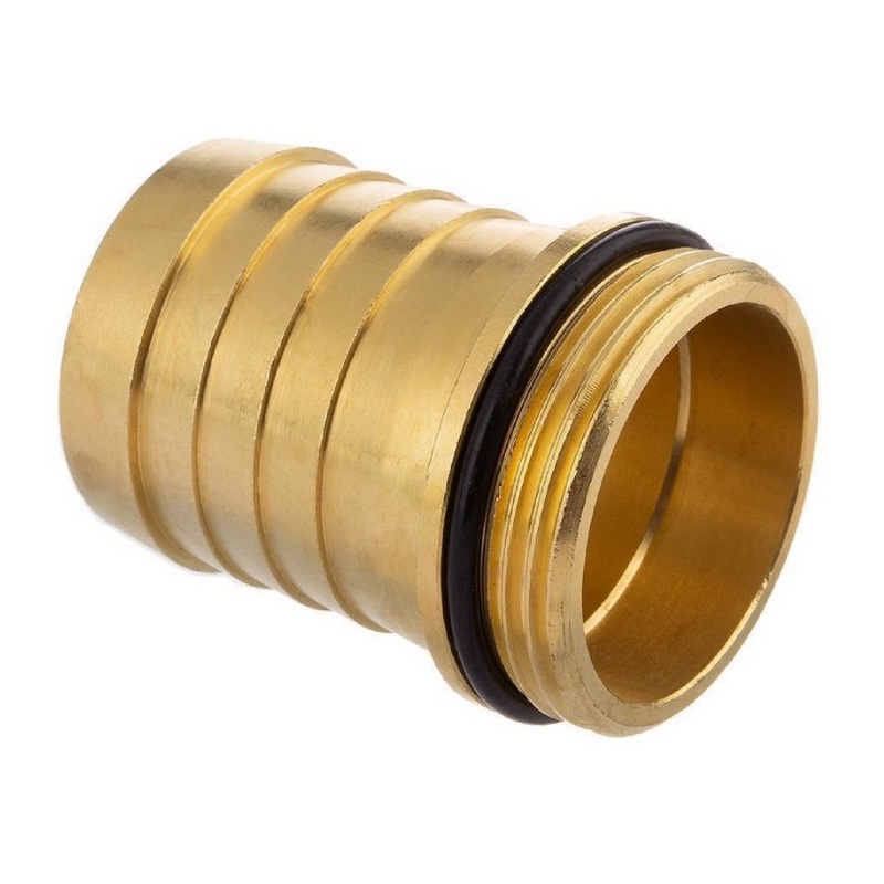 25 mm x 3/4" Zoll Schlauch Tülle Stutzen O-Ring Außengewinde AG Messing Fittings - PN 10 bar