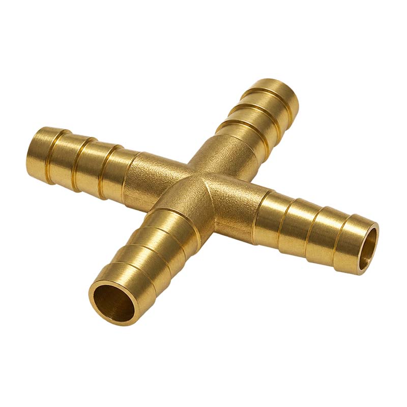 8 mm - 5/16" Zoll Kreuz Schlauch Verbinder Verteiler Tülle Kupplung Reparatur Messing PN 10 bar
