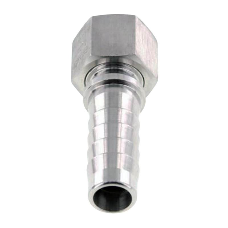 3/4" x 20 mm Schlauch Tülle Stutzen Innengewinde IG ÜWM Nippel Edelstahl AISI 316 VA Fitting - PN 18 bar