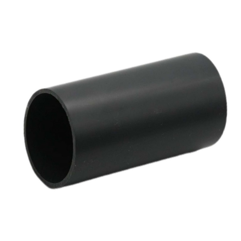 50 x 2,4 mm PVC Klebe Fitting Druck Kunststoff Rohr grau - 0,10m Länge - PN 10 bar