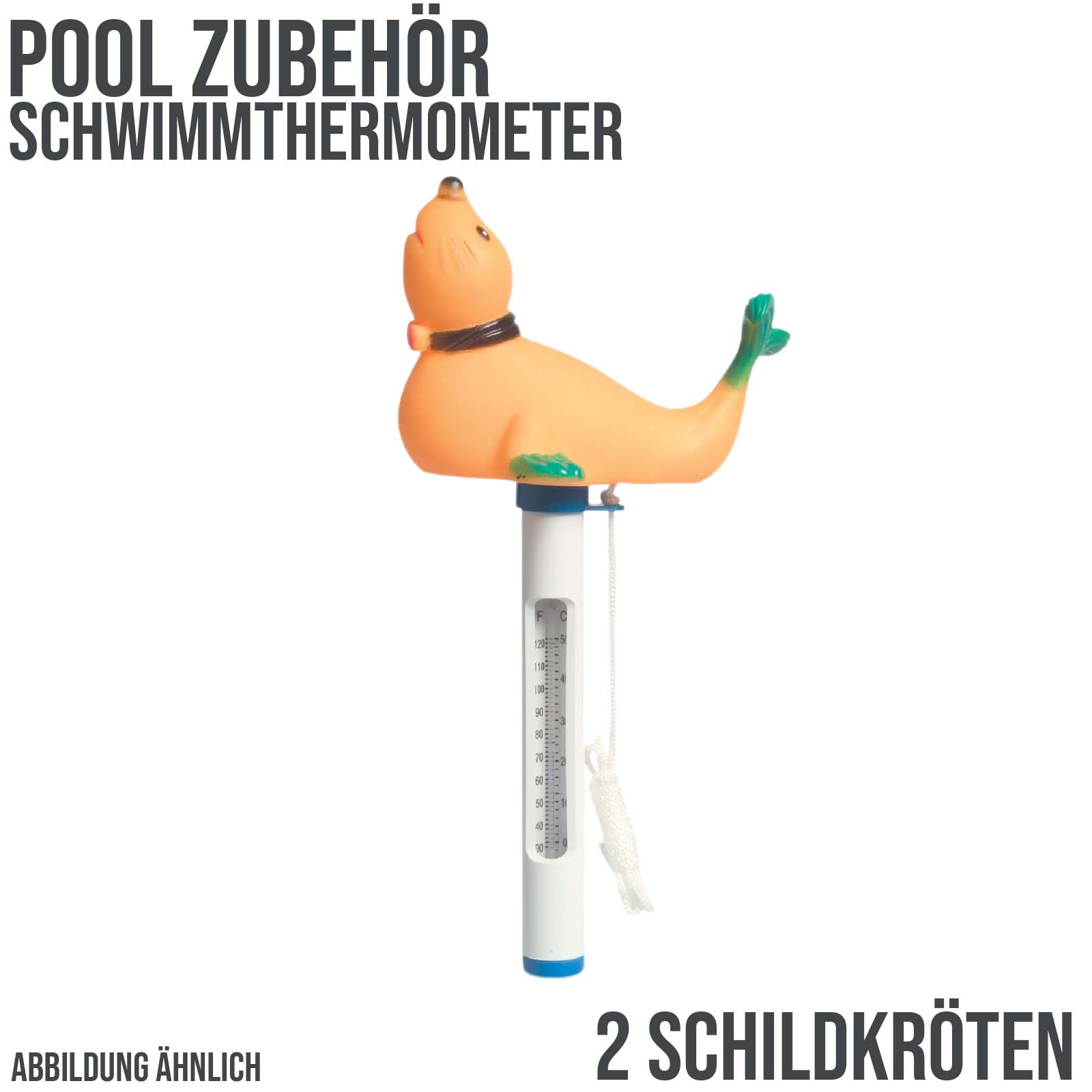 Pool Schwimm Thermometer "Seelöwe"