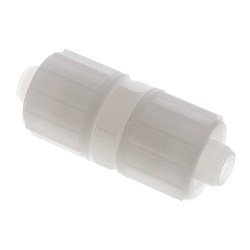 16 x 10 mm Kupplung TX Fitting Gewebe Schlauch Verbinder FDA PVDF weiß - PN 10 bar