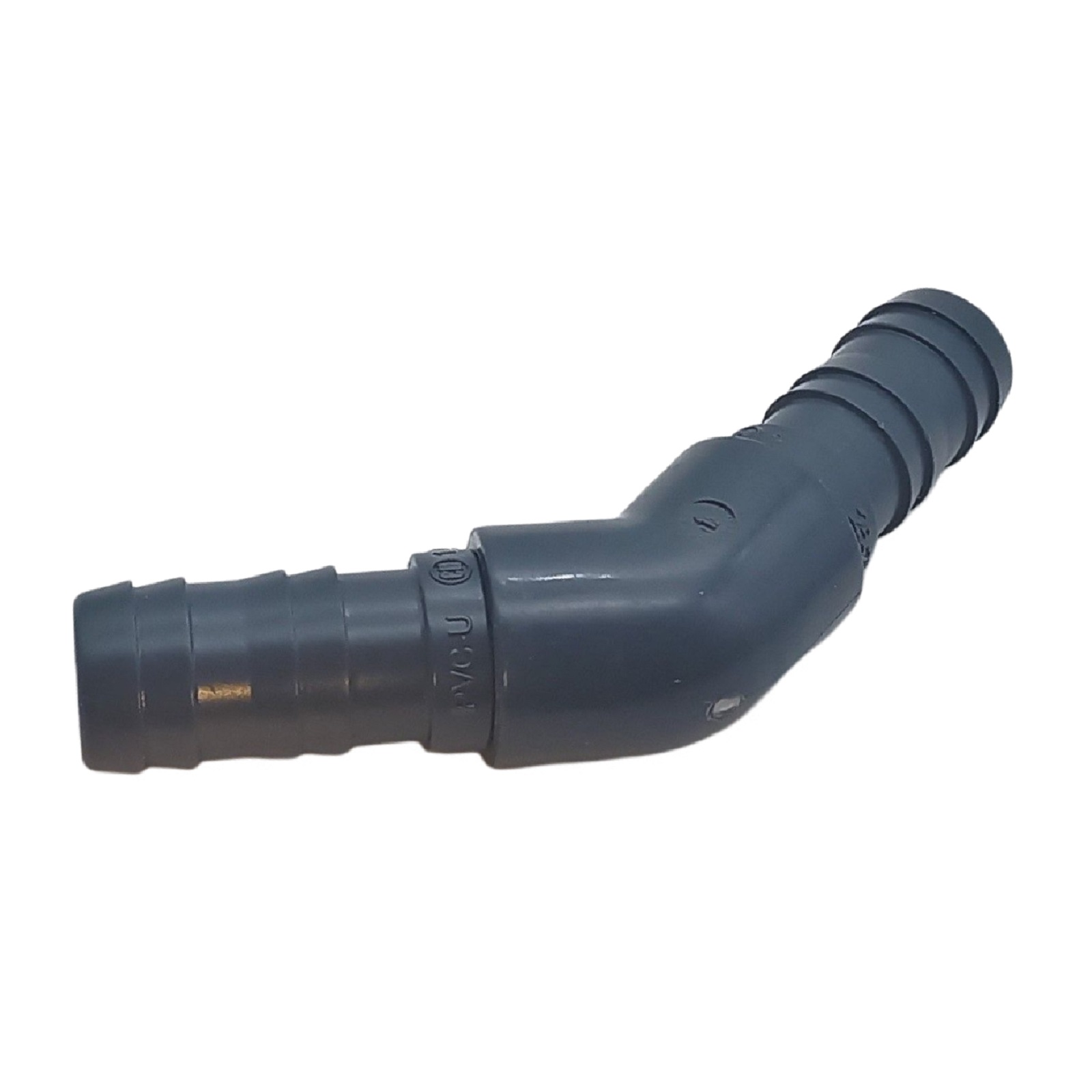 25 mm PVC PROFI Winkel 45° Schlauch Verbinder Stutzen Tülle Pool Teich Garten - PN 10 bar