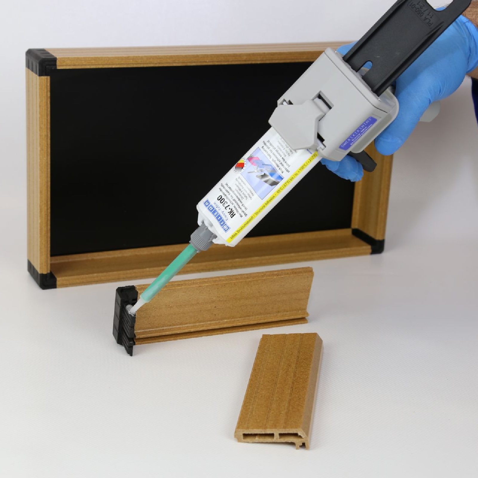 Acrylat Struktur Kleber Easy-Mix RK-7300 niederenergetischer Kunststoff - 50ml nebelweiß
