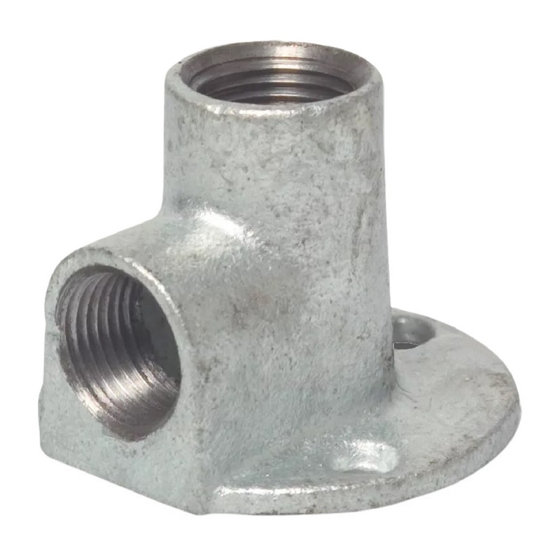 1/2" Gusseisen Temperguss Fitting Nr. 471 Wandwinkel 90° Innengewinde IG DVGW PN 25 bar